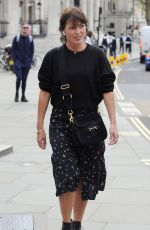 DAVINA MCCALL Out in London 04/23/2018