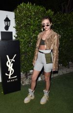 DELILAH HAMLIN and ELLA ANGEL at YSL Beauty Festival Featuring Halsey in Palm Springs 04/12/2018