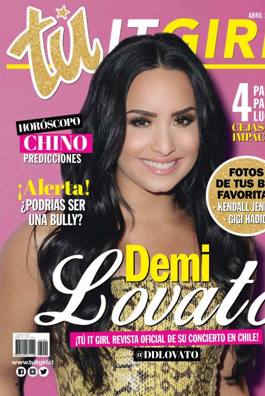 DEMI LOVATO in IT Girl Magazine, Chile April 2018 Issue