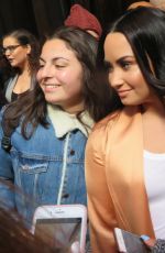 DEMI LOVATO leaves Her Hotel in New York 04/02/2018