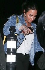 DEMI LOVATO Leaves No Vacancy at Hotel Juniper in Los Angeles 04/04/2018