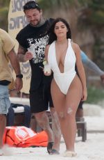 DEMI ROSE MAWBY in Swimsuit at a Beach in Tulum 04/24/2018