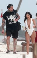 DEMI ROSE MAWBY in Swimsuit at a Beach in Tulum 04/24/2018