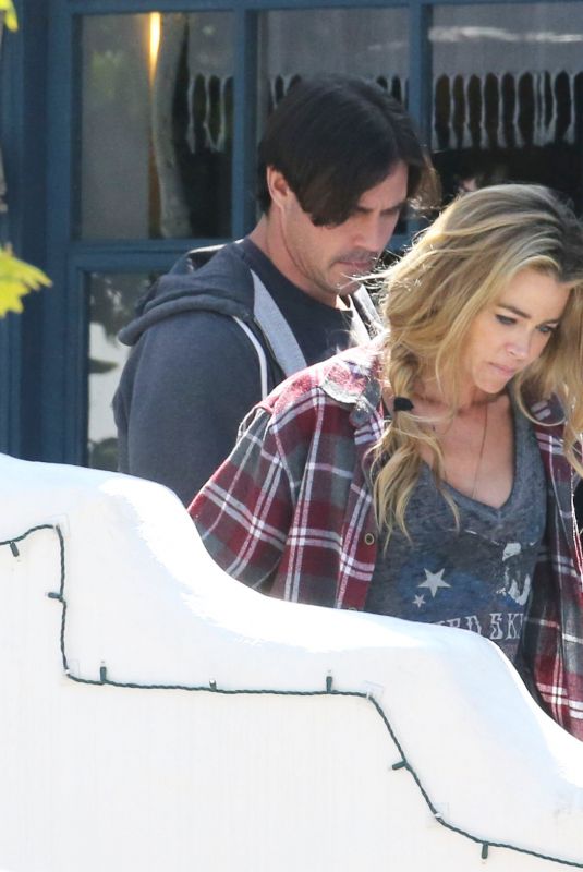 DENISE RICHARDS Out for Lunch in Malibu 04/24/2018