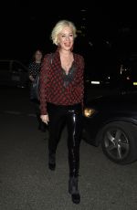 DENISE VAN OUTEN Night Out at Menagerie in Manchester 04/01/2018