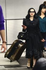 DITA VON TEESE Arrives at Airport in Miami Beach 04/24/2018