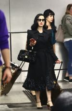 DITA VON TEESE Arrives at Airport in Miami Beach 04/24/2018