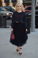 DOVE CAMERON Arrives at a Party at Rodeo Drive Burberry Store in Beverly Hills 04/18/2018