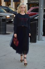 DOVE CAMERON Arrives at a Party at Rodeo Drive Burberry Store in Beverly Hills 04/18/2018