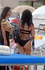 DRAYA MICHELE in Swimsuit on the Set of a Photoshoot in Miami Beach 04/21/2018