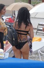 DRAYA MICHELE in Swimsuit on the Set of a Photoshoot in Miami Beach 04/21/2018