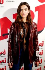 DUA LIPA at NRJ Radio in Paris 04/03/2018