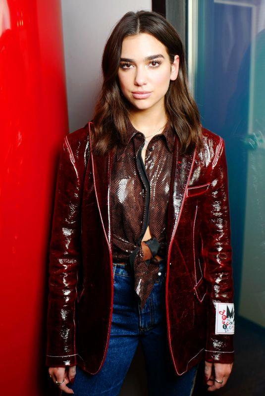 DUA LIPA at NRJ Radio in Paris 04/03/2018