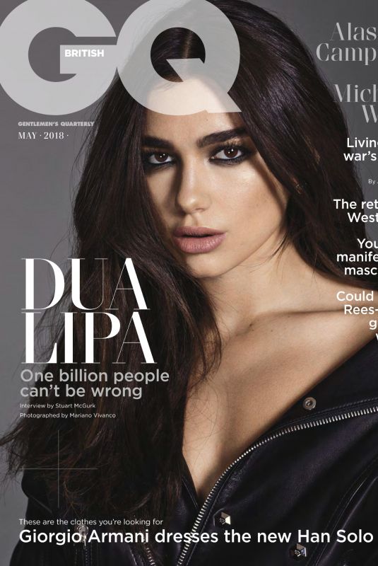 DUA LIPA in GQ Magazine, UK April 2018 Issue