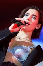 DUA LIPA Performs at Annexet in Stockholm 04/24/2018