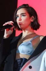 DUA LIPA Performs at Annexet in Stockholm 04/24/2018