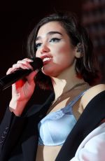 DUA LIPA Performs at Annexet in Stockholm 04/24/2018