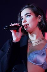 DUA LIPA Performs at Annexet in Stockholm 04/24/2018