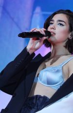 DUA LIPA Performs at Annexet in Stockholm 04/24/2018