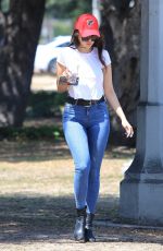 EIZA GONZALEZ Heading to Lunch in Studio City 04/25/2018