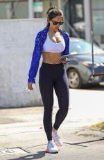 EIZA GONZALEZ in Tights Leaves a Gym in West Hollywood 04/28/2018