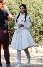 EIZA GONZALEZ on the Set of Paradise Hill in Barcelona 04/06/2018