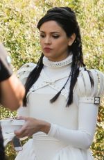 EIZA GONZALEZ on the Set of Paradise Hill in Barcelona 04/06/2018