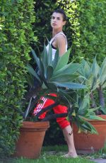 ELISABETTA CANALIS Outside Her House in Los Angeles 03/29/2018