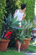 ELISABETTA CANALIS Outside Her House in Los Angeles 03/29/2018