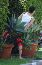 ELISABETTA CANALIS Outside Her House in Los Angeles 03/29/2018