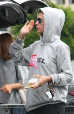 ELISABETTA CANALIS Shopping at Bristol Farms in West Hollywood 04/15/2018