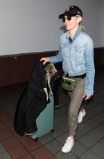 ELIZABETH BANKS at LAX Airport in Los Angeles 04/19/2018