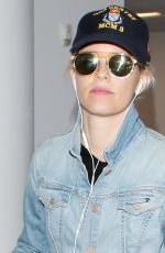 ELIZABETH BANKS at LAX Airport in Los Angeles 04/19/2018