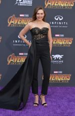 ELIZABETH OLSEN at Avengers: Infinity War Premiere in Los Angeles 04/23/2018
