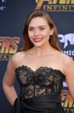 ELIZABETH OLSEN at Avengers: Infinity War Premiere in Los Angeles 04/23/2018