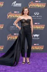 ELIZABETH OLSEN at Avengers: Infinity War Premiere in Los Angeles 04/23/2018