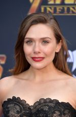 ELIZABETH OLSEN at Avengers: Infinity War Premiere in Los Angeles 04/23/2018