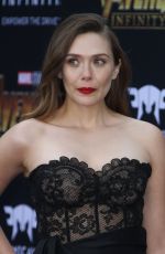 ELIZABETH OLSEN at Avengers: Infinity War Premiere in Los Angeles 04/23/2018