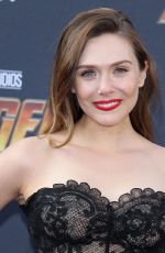 ELIZABETH OLSEN at Avengers: Infinity War Premiere in Los Angeles 04/23/2018