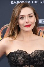 ELIZABETH OLSEN at Avengers: Infinity War Premiere in Los Angeles 04/23/2018