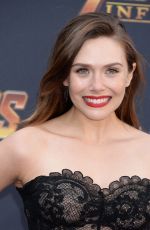 ELIZABETH OLSEN at Avengers: Infinity War Premiere in Los Angeles 04/23/2018