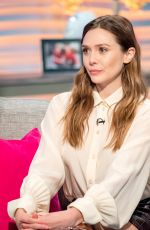 ELIZABETH OLSEN at Lorraine Show in London 04/11/2018