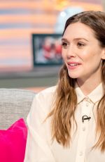 ELIZABETH OLSEN at Lorraine Show in London 04/11/2018