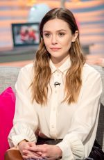 ELIZABETH OLSEN at Lorraine Show in London 04/11/2018
