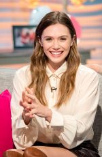 ELIZABETH OLSEN at Lorraine Show in London 04/11/2018