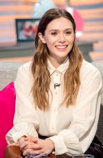 ELIZABETH OLSEN at Lorraine Show in London 04/11/2018