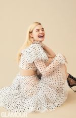 ELLE FANNING in Glamour Magazine, April 2018