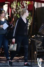 ELLE FANNING Leaves Gym in Los Angeles 04/12/2018