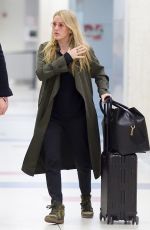 ELLIE GOULDING and Caspar Jopling at JFK Airport in New York 04/01/2018