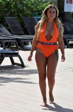 ELLIE YOUNG in Swimsuit on Vacation in Spain 04/21/2018